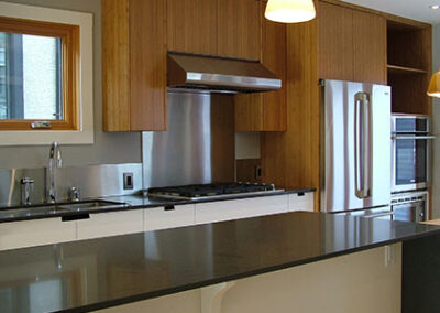 newly renovated kitchen with island