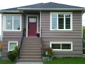 Brown 2 level renovated house